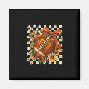 Coquette-Bogen American Football Spieltag Thanksgi Magnet
