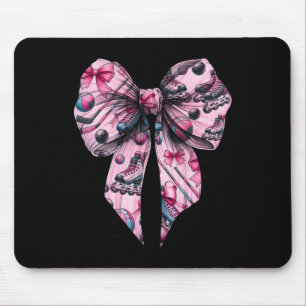 Coquette-Bogen Inline-Hockey-Spielerin Mädchen Mut Mousepad