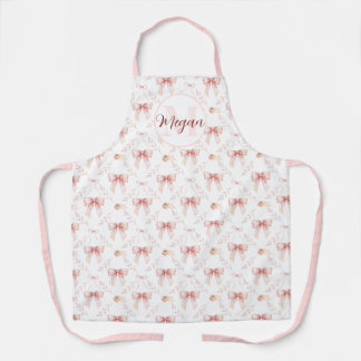 Coquette Bogen Wasserfarbe Schürze