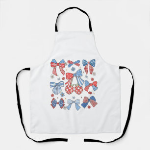 Coquette Bow 4. Juli USA Patriotic Schürze