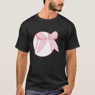 Coquette Bow Baseball Girls Mama Mama Rosa Gi T-Shirt