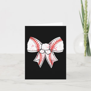 Coquette Bow Baseball Mama Mütter Tag Frauen Kinde Karte