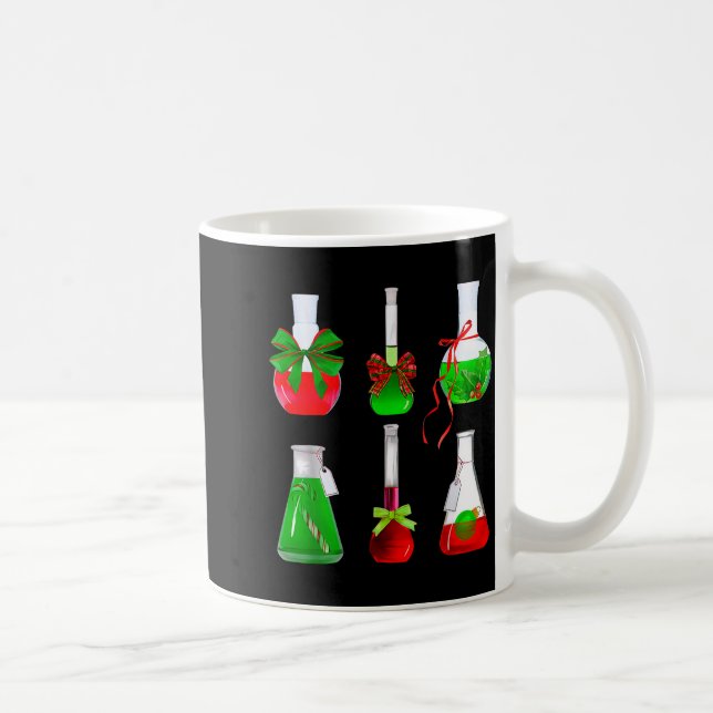Coquette Bow Beakers Chemistry Lab Tech Scientist  Kaffeetasse (Rechts)