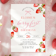 Coquette Bow Berry First Strawberry