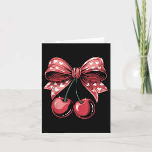 Coquette Bow Cherry Valentinstag Ristorante La Lan Karte