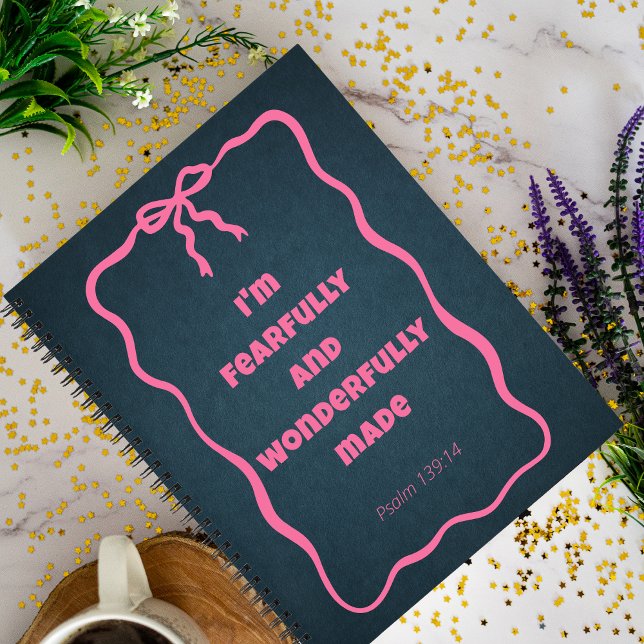 Coquette Bow Christlich Religious Spiral Notebook Notizbuch (Von Creator hochgeladen)