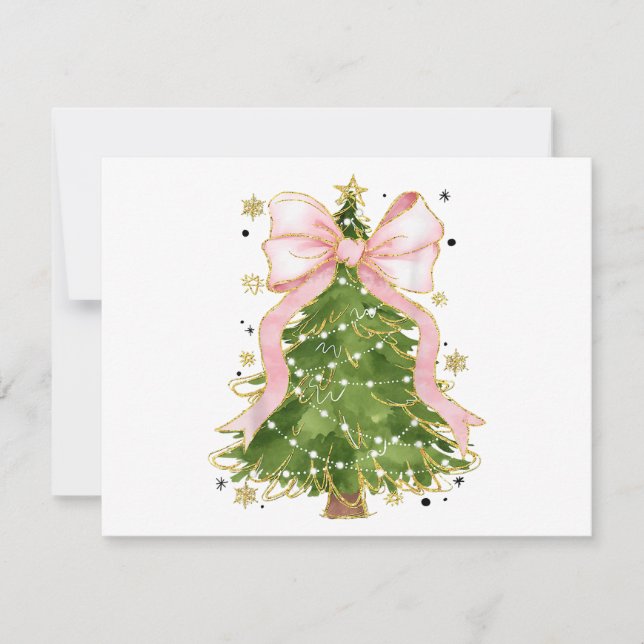 Coquette Bow Christmas Tree Holiday Giro Outfit W (Vorderseite)