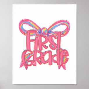 Coquette Bow der ersten Klasse zurück zur ersten K Poster