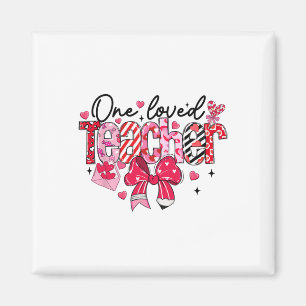Coquette Bow Doacher Valentine Einmaliger Lehrer X Magnet