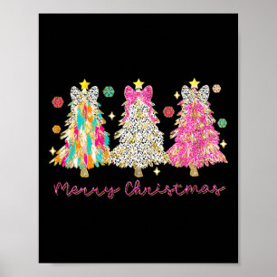 Coquette Bow frohe Weihnachten Weihnachten Weihnac Poster