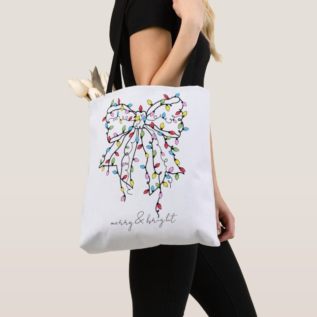 Coquette Bow fröhliche und helle Tasche (Von Nahem)