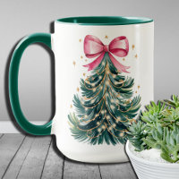 Coquette Bow Glitzer Weihnachtsbaum