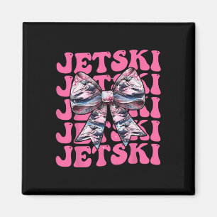 Coquette Bow Jet Ski Jet Skifahren Mama Mama Moth Magnet