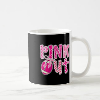 Coquette Bow Lace Football Pink Out Brustkrebs Kaffeetasse