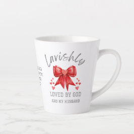 Coquette Bow LAVISHLY LOVED Christlich Valentine Milchtasse