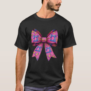 Coquette Bow Nähmaschine Quilter Ribbo T-Shirt