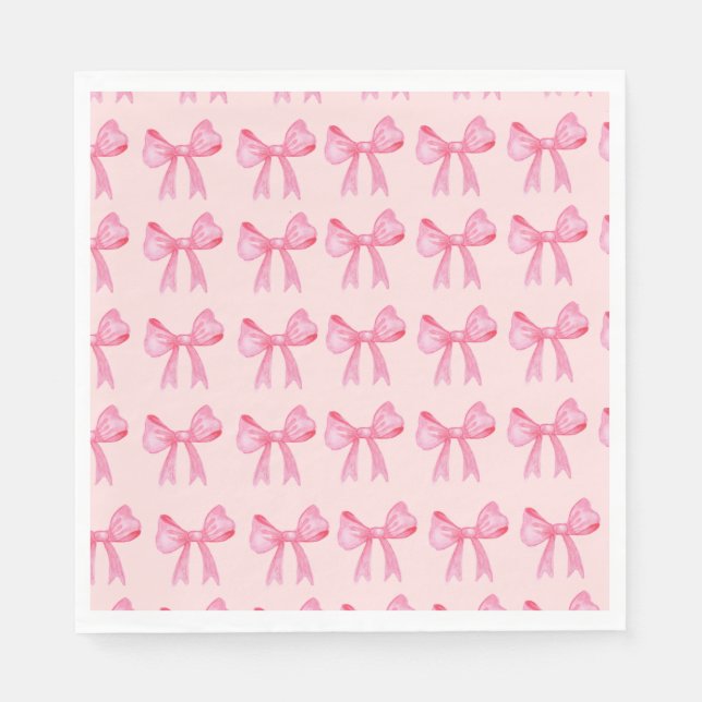 Coquette Bow Napkins Serviette (Vorderseite)