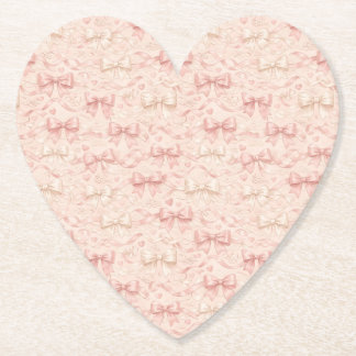 Coquette Bow Pattern Untersetzer