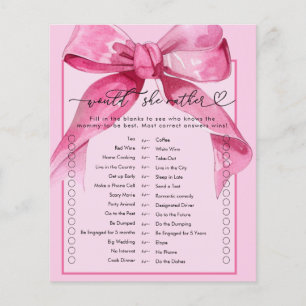 Coquette Bow Pink Baby Girl Duschspiel