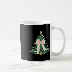 Coquette Bow Pink Weihnachtsbaum Bows Weihnachten  Kaffeetasse