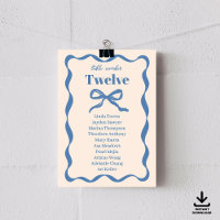 Coquette Bow Retro Hochzeitskarten