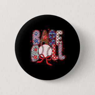 Coquette Bow Sell Game Day Mama Mama Girls Kind Button