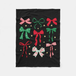 Coquette Bow Weihnachten Weihnachten Weihnachten W Fleecedecke