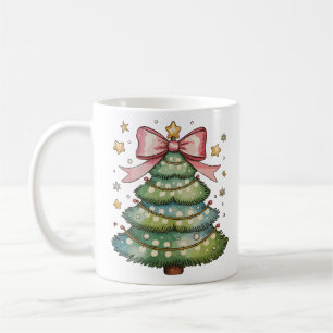 Coquette Bow Weihnachtsbaum Xmas Holiday Girl Kaffeetasse