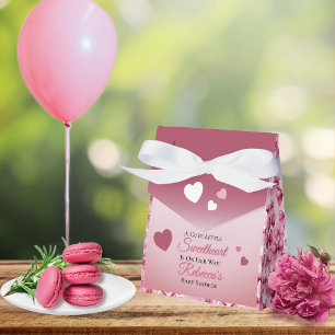 Coquette Bows Ein Kleiner Süßer Baby Shower Geschenkschachtel