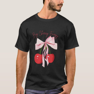 Coquette Bows mit Kirschen Big Cherry Energie Nied T-Shirt