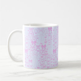 Coquette Bows Pattern Girly Bow Tasse