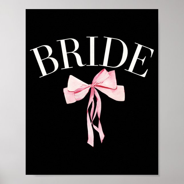 Coquette Bridge mit Coquette Bows Verlobung Brida Poster (Vorne)