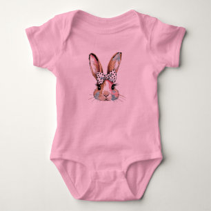 Coquette Bunny Bow Oster Bodysuits & Einteiler