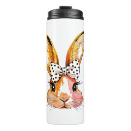 Coquette Bunny Bow Oster-Reisebecher & Thermobeche Thermosbecher