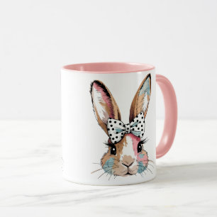 Coquette Bunny Bow Osterfest Tasse & Cups