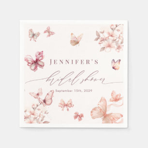 Coquette Butterfly   Schmetterlinge Brautparty Serviette