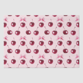 Coquette Cherries Muster Seidenpapier