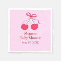 Coquette Cherry auf Top Girl Baby Dusche