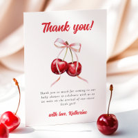 Coquette Cherry Baby Dusche