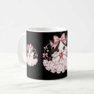 Coquette Cherry Cat Tasse