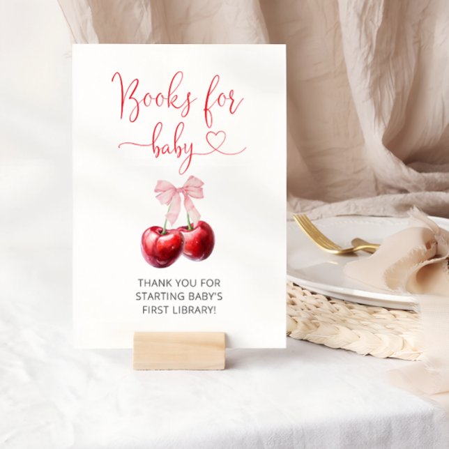 Coquette Cherry On Top Books für Baby Poster (Von Creator hochgeladen)