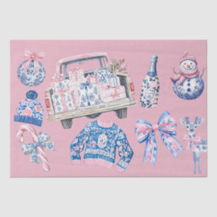 Coquette Chinoiserie Weihnachtsbilder Seidenpapier