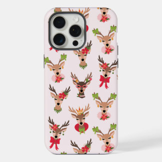 Coquette Christmas Preppy Rentier iPhone 15 Pro Max Hülle