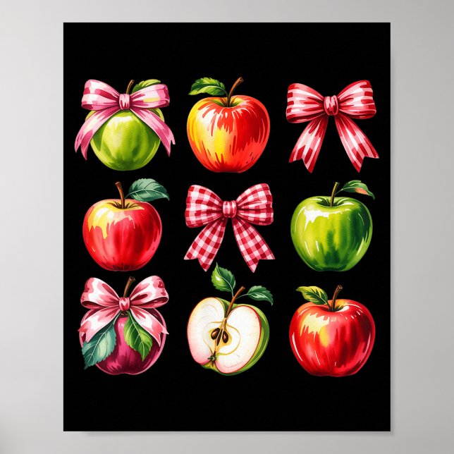 Coquette Cking Crew Cking Season Bows  Poster (Vorne)