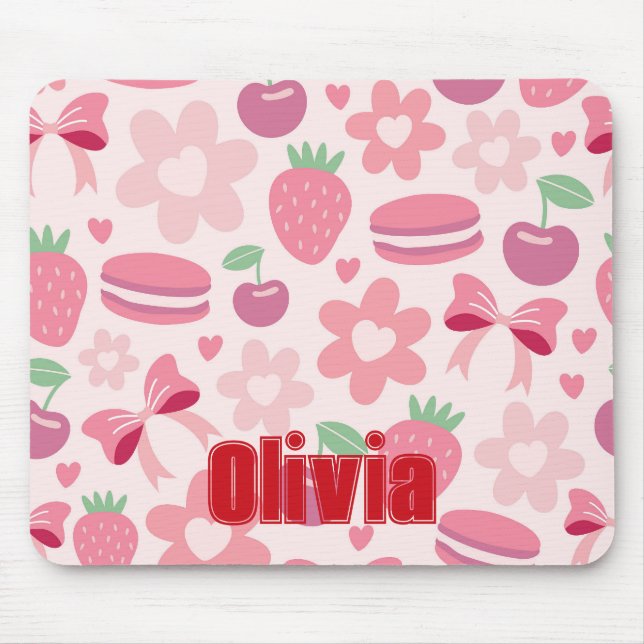 Coquette-Computer/Gaming-Maus-Pad für die Mama Mousepad (Vorne)