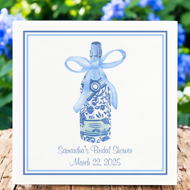 Coquette Coquette Champagne Flasche Brautparty Serviette (Von Creator hochgeladen)