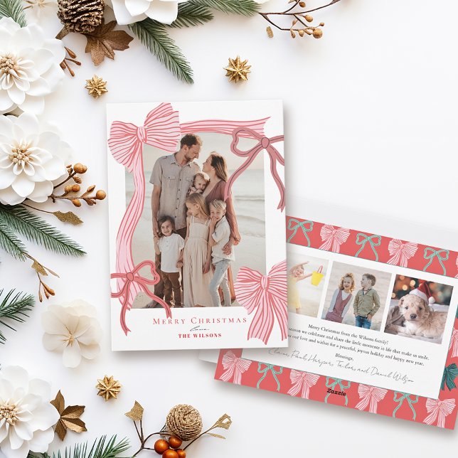 Coquette Core Red & Pink Bows 4 Fotos Weihnachten (Von Creator hochgeladen)