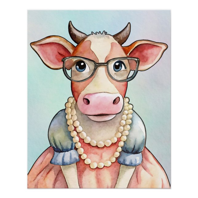 Coquette Cow Poster (Vorderseite)