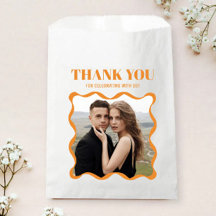 Coquette Curvy Ribbon Retro Hochzeit Geschenktütchen