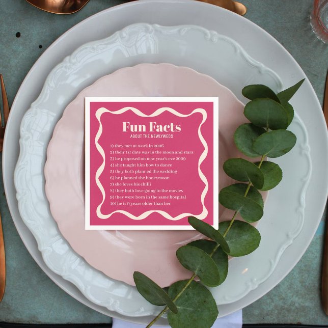 Coquette Curvy Ribbon Retro Hochzeit Serviette (Von Creator hochgeladen)